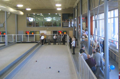 Campo di bocce realizzato a Montreal (Canada)