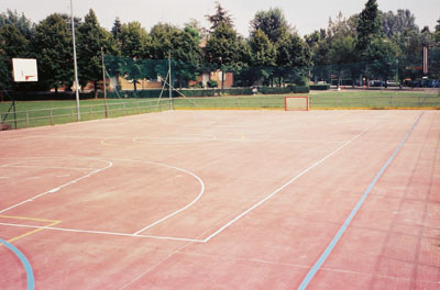 Pista di pattinaggio e hokey a rotelle